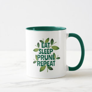 Eat Sleep Prune Repeat Coffee Mug for gardener