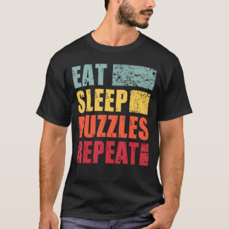 Eat Sleep Puzzels Repeat T-Shirt