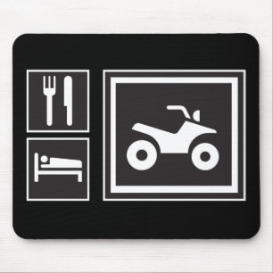 Eat Sleep QUAD! Mouse Mat