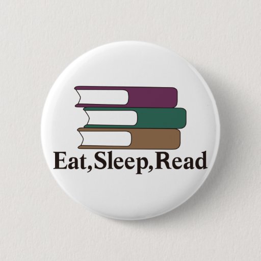 Image of Eat,Sleep,Read 6 Cm Round Badge
