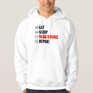 Eat. Sleep. Read Books. Repeat Hoodie