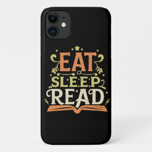 Eat Sleep Read, Funny Reading iPhone 11 Case