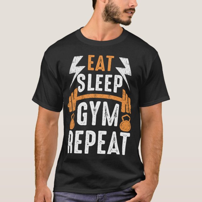 Eat, Sleep, Repeat: Lifestyle T-Shirt (Front)