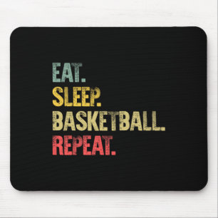 Eat Sleep Repeat Shirt Eat Sleep Sketll Repeat Mouse Mat