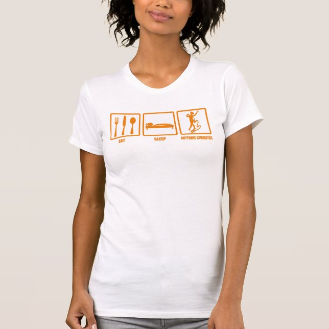 Eat Sleep Rhythmic Gymnastics T-Shirt (Front)