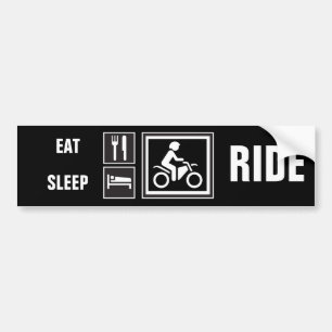 Eat. Sleep. RIDE! Bumper Sticker