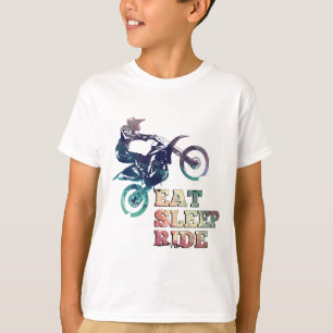 Eat Sleep Ride Dirt Bike T-Shirt