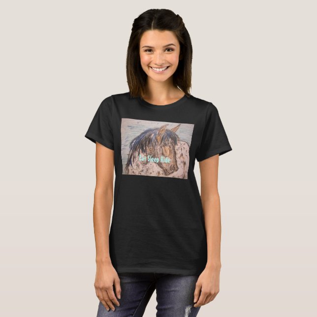 Eat Sleep Ride T-Shirt (Front Full)