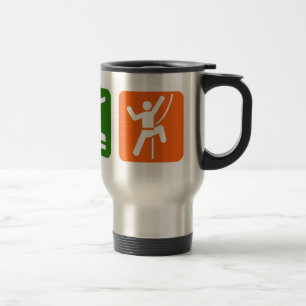 Eat Sleep Rock Climbing Travel Mug