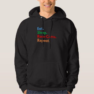 Eat Sleep Rom-Coms Repeat for Romantic Comedy Love Hoodie