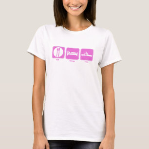 eat sleep row pink T-Shirt