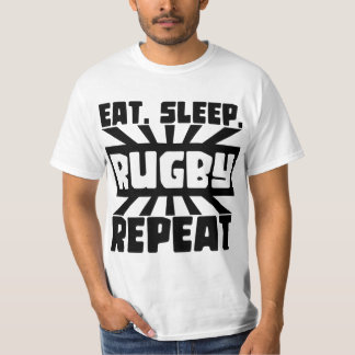 eat sleep rugby repeat T-Shirt