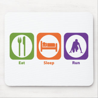 Eat Sleep Run Mouse Mat