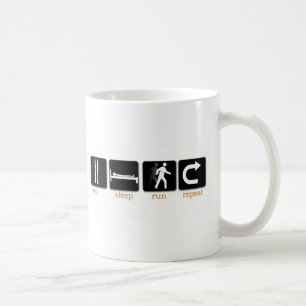 Eat Sleep Run Repeat Coffee Mug