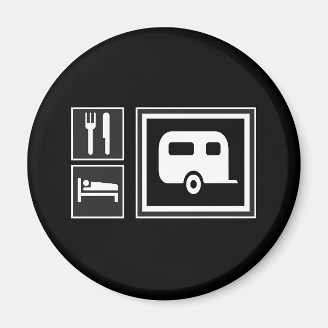 Eat. Sleep. RV! Magnet (Front)