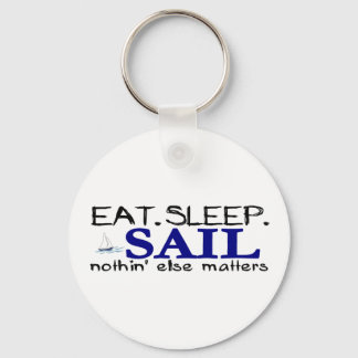 Eat Sleep Sail Key Ring