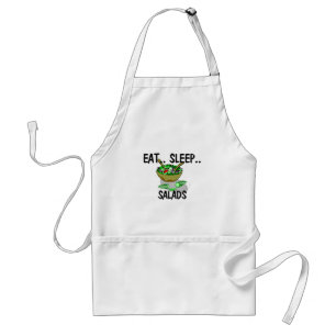 Eat Sleep SALADS Standard Apron