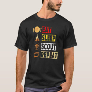 Eat Sleep Scout Repeat Unique Scouting For Men Wo T-Shirt