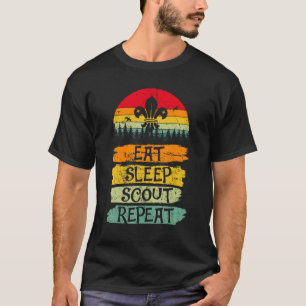 Eat Sleep Scout Repeat Unique Scouting  Vintage T-Shirt