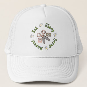 Eat Sleep Scrap Repeat Hat