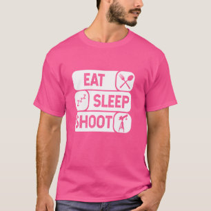 EAT SLEEP SHOOT Photography Lifestyle Photographer T-Shirt