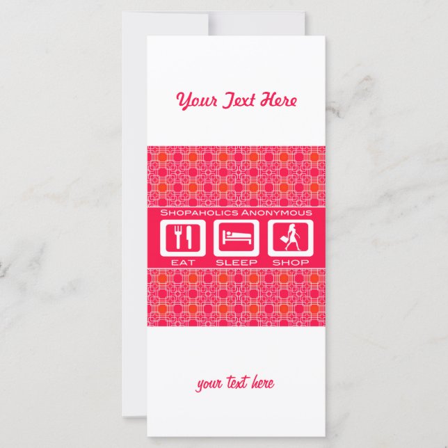 Eat Sleep Shop Pink (Front)