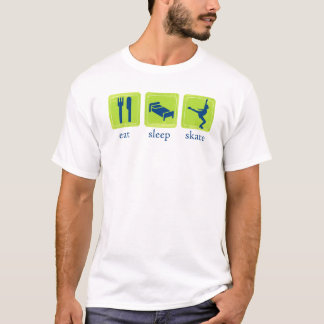Eat Sleep Skate Ice Skating Tee