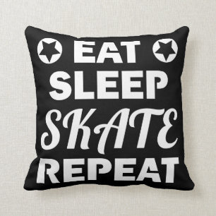 Eat Sleep Skate Repeat, Roller Derby Cushion