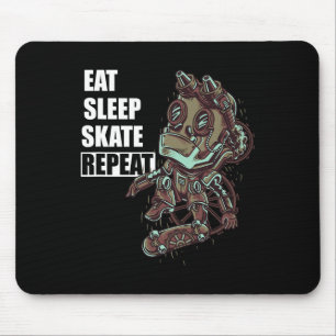 Eat Sleep Skate Skateboarding Skateboard For Boys Mouse Mat