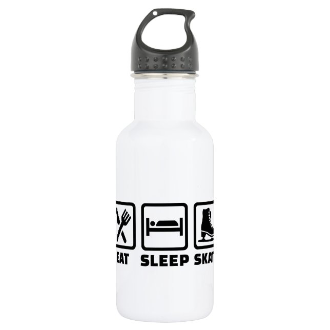 Eat Sleep Skate skating 532 Ml Water Bottle (Front)