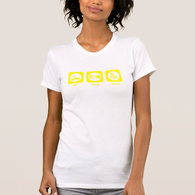 Eat. Sleep. Skate. T-shirt (Front)