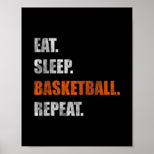 Eat Sleep Sketll Repeat 1 Poster