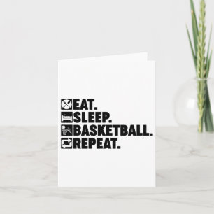 Eat Sleep Sketll Repeat Men Women Sketll Player Co Card