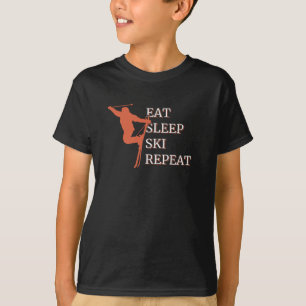 Eat Sleep Ski Repeat T-Shirt