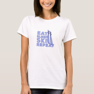 Eat Sleep Ski Repeat T-Shirt