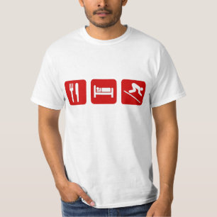 Eat, Sleep Skiing T-Shirt