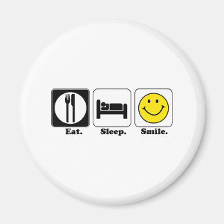 eat sleep smile magnet