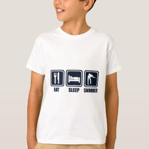 Eat Sleep Snooker Repeat T Shirt