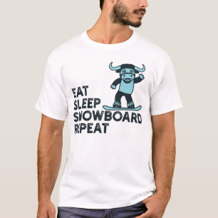 Eat Sleep Snowboard Repeat T-Shirt