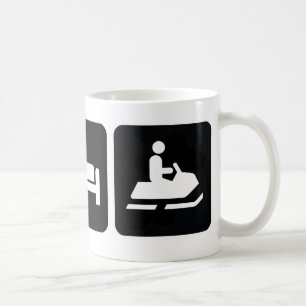 Eat Sleep Snowmobile Coffee Mug