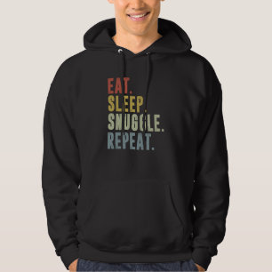 Eat Sleep Snuggle Repeat Snuggling Hoodie