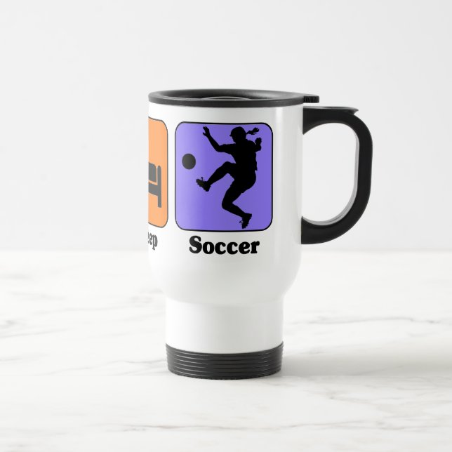 Eat Sleep Soccer mug (Right)