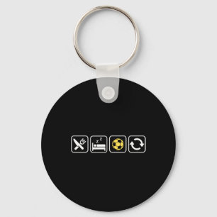 Eat Sleep Soccer Repeat Fun Apparel For Soccer Lov Key Ring