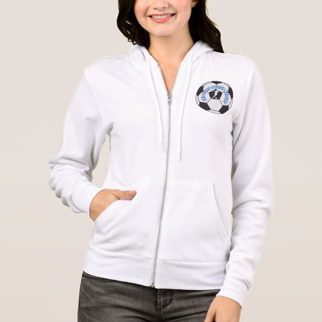 eat sleep soccer repeat  hoodie (Front)