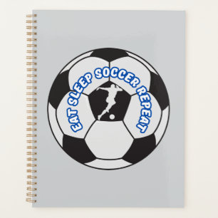 eat sleep soccer repeat planner