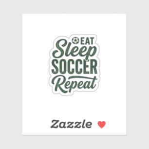 Eat Sleep Soccer Repeat Vintage Shirt Design_1