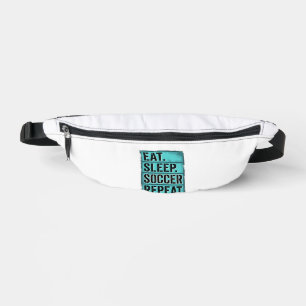 Eat Sleep Soccer Repeat Vintage Typography Shirt ( Bum Bags