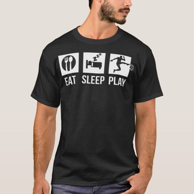 Eat Sleep Soccer sporty  T-Shirt (Front)