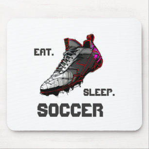 Eat Sleep Soccer Urban Soccer Boot Kids Soccer T S Mouse Mat