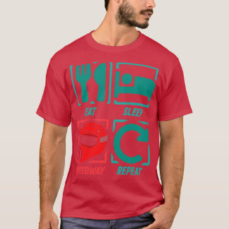 Eat Sleep Speedway Repeat Speedway T-Shirt